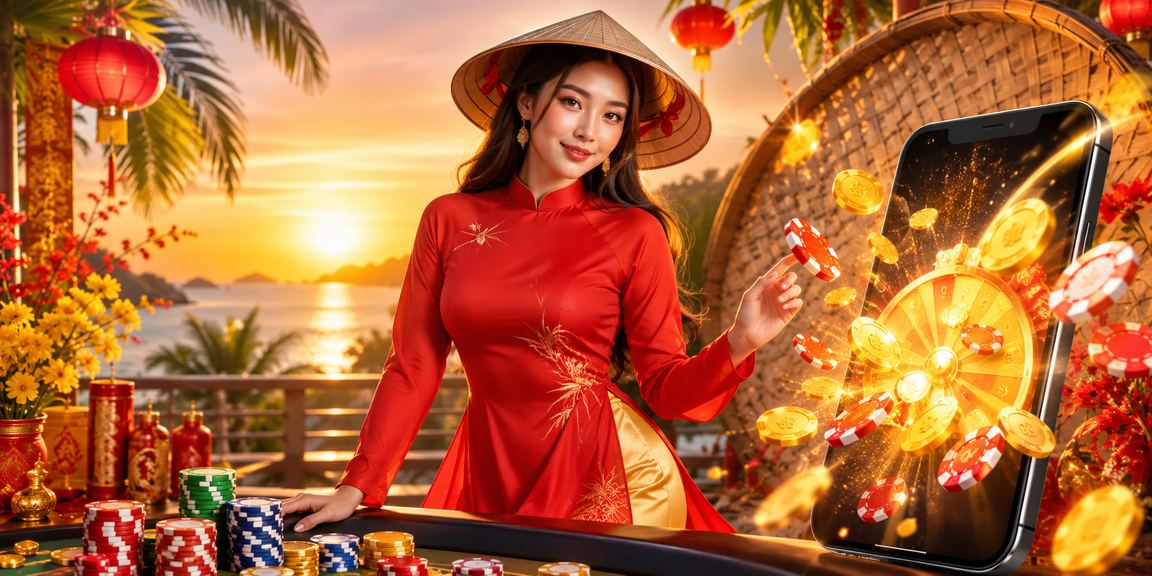 Người dùng Vietnam xem ưu đãi casino trên màn hình rộng